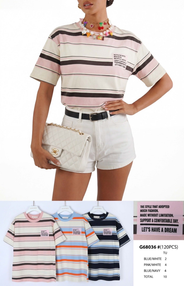 Bluzka damska (Francja produkt) Roz Standard, Mix Kolor .Paczka 10 szt